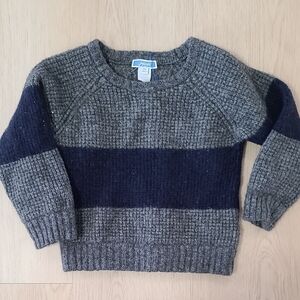 Jacadi Gray Knit Kids Sweater